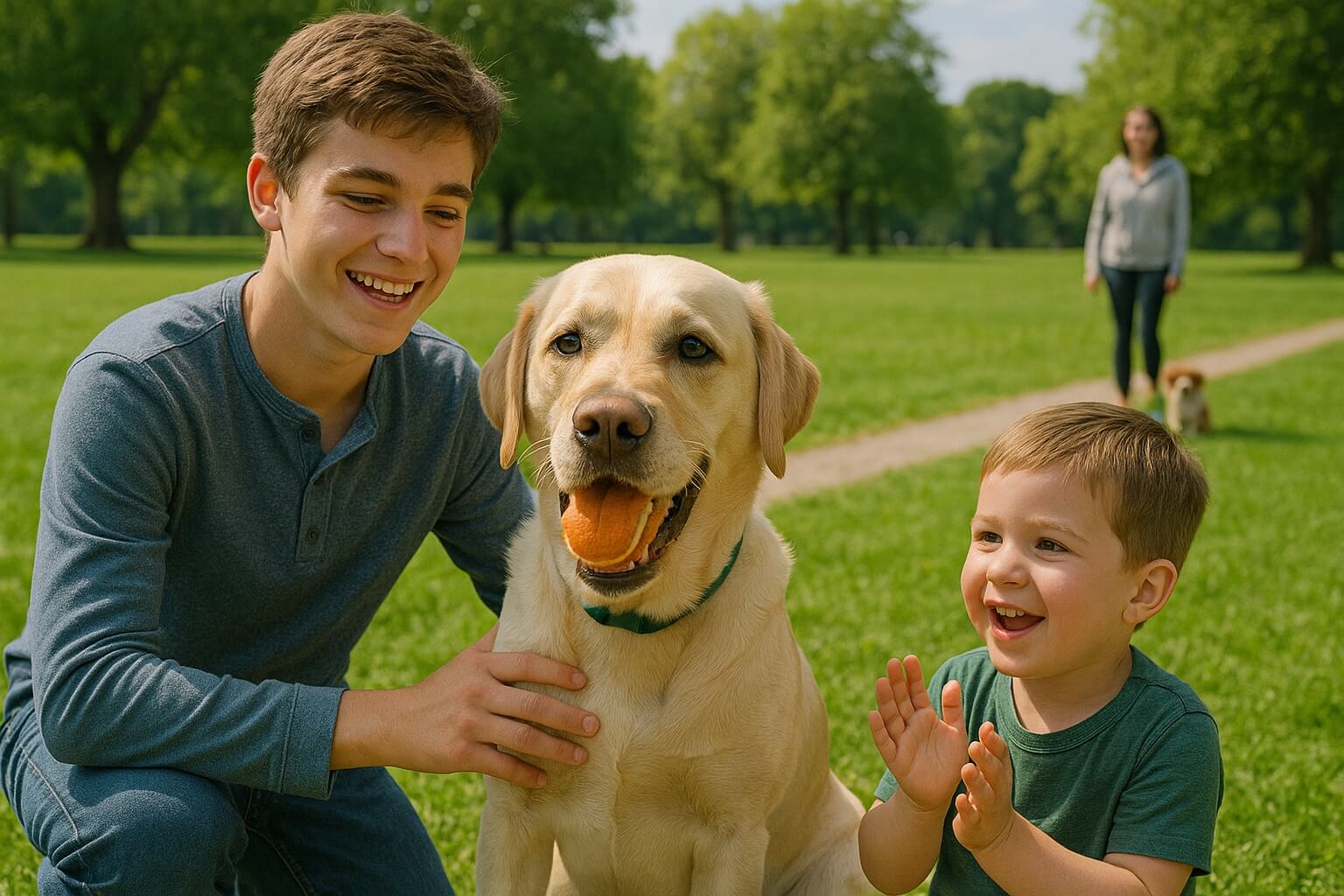 Zaterdag in het park met Fido